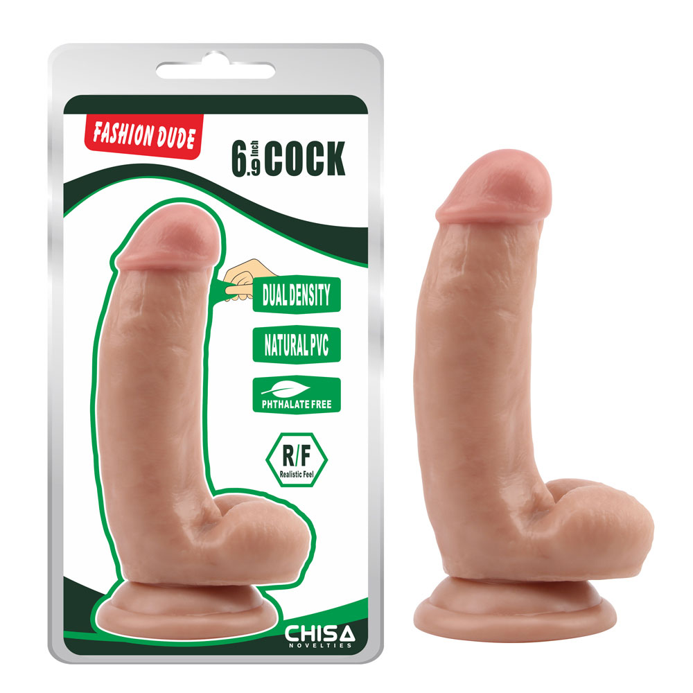 ファッション男-6.9インチコック-肉