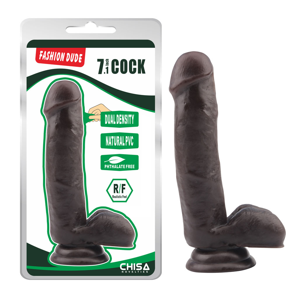 ファッション男-7.1インチコック-ブラウン