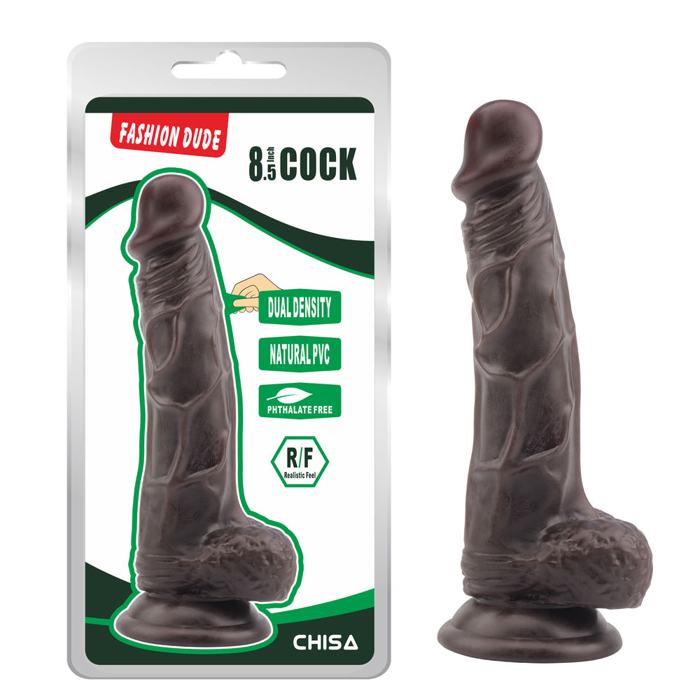 ファッション男-8.5インチコック-ブラウン